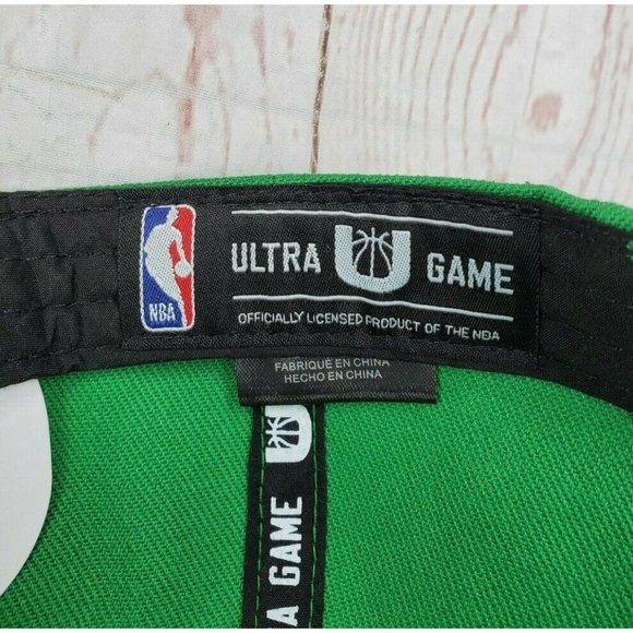 NBA Boston Celtics Official License Ultra Game Embroidered Green Snapback Hat - Picture 9 of 12